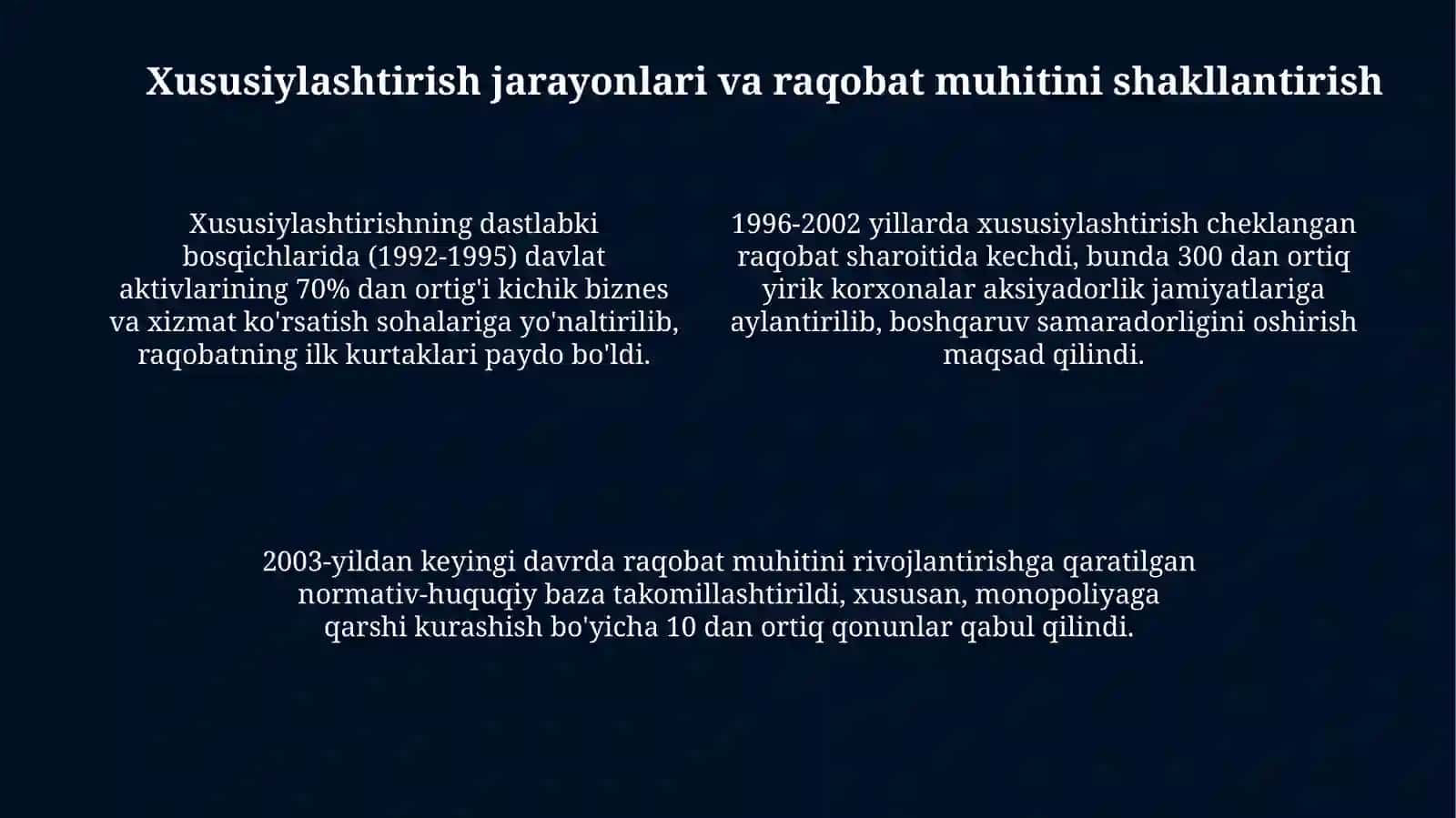 Bozor munosabatlari rivojlanishi 4