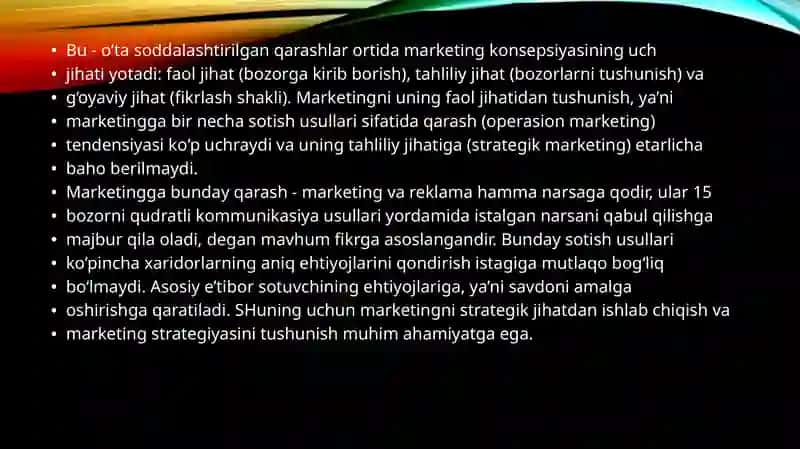 Korxonani strategig maqsadlariga erishishda tashkilot missiyasini ishlab chiqish 4