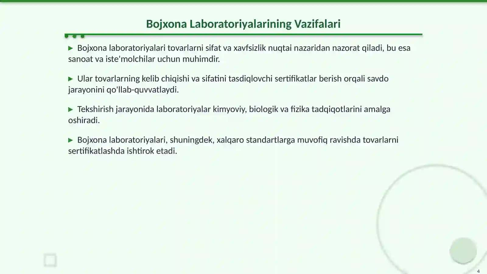 Xorijiy Bojxona Laboratoriyalari 4