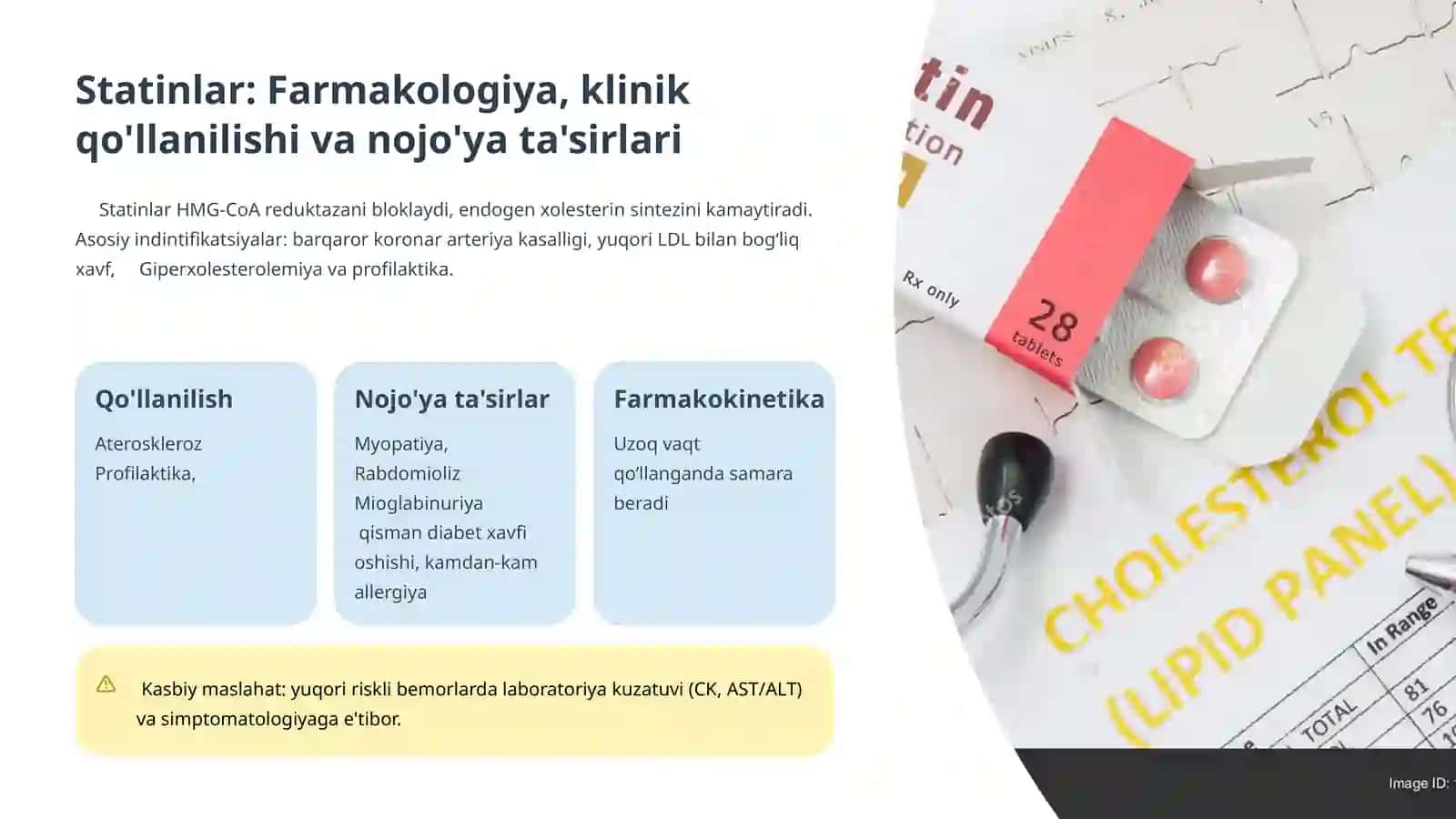 Gipolipidemik dori vositalarining klinik farmakologiyasi 4