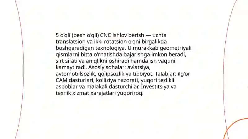 Mexanik ishlov berishning zamonaviy usullari 4