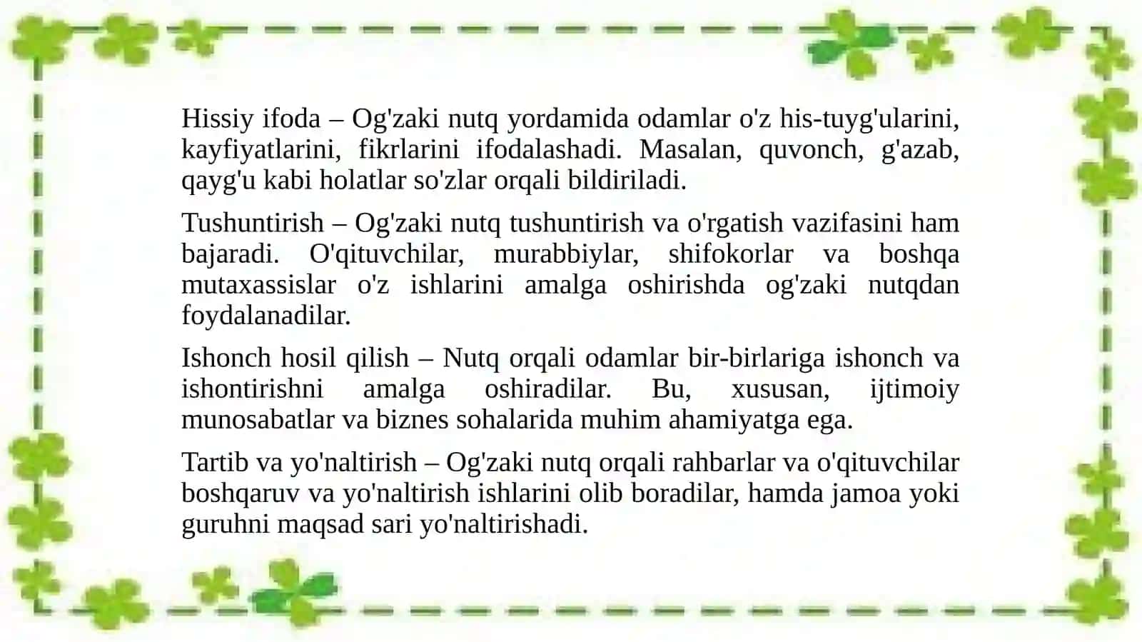 Onatilidarslaridao'quvchilarningog'zakinutqinio'stirishustidaishlashyo'llari 4
