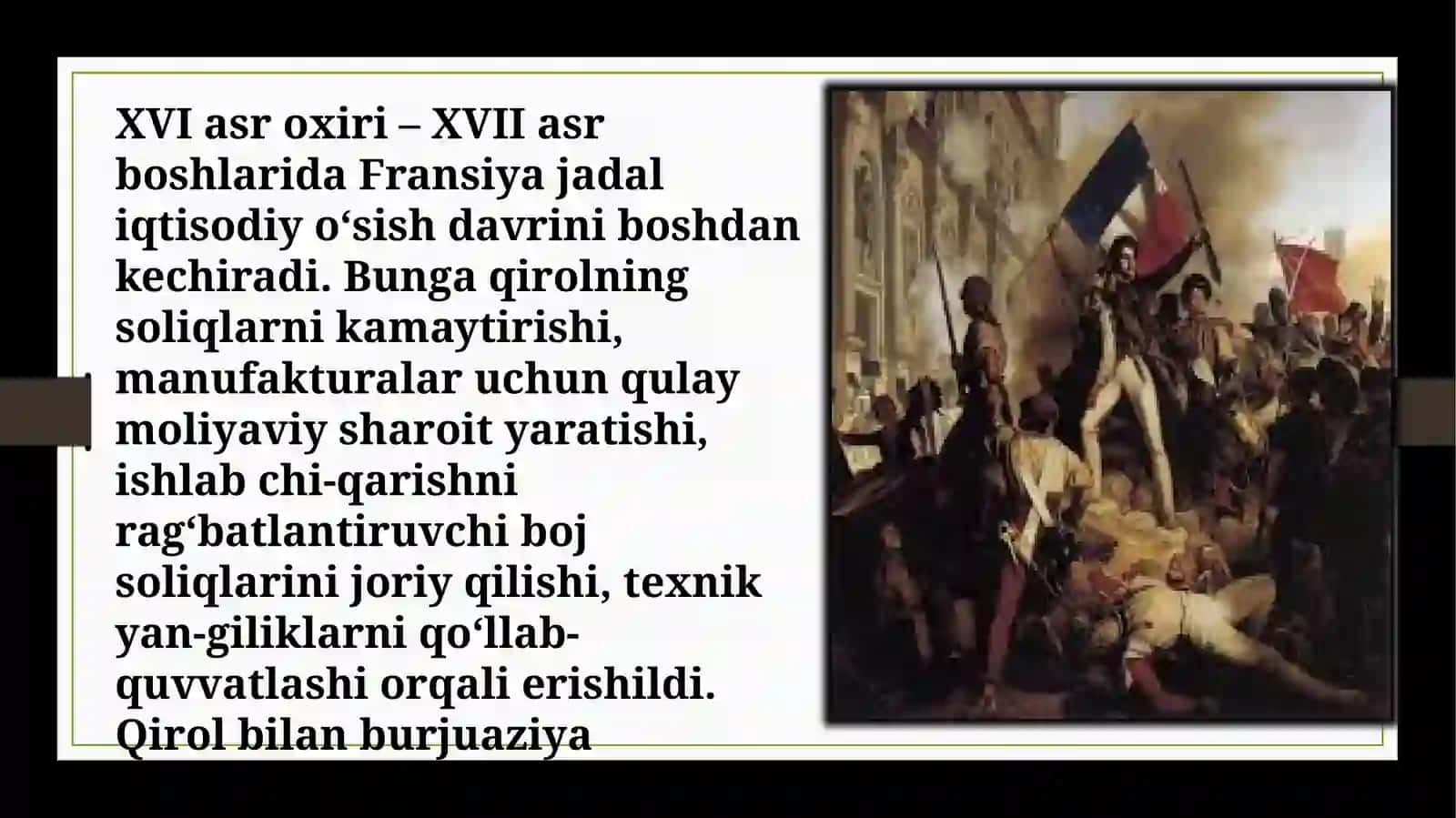 FRANSIYADAMUTLAQMONARXIYA. BUYUK FRANSUZ BURJUA INQILOBI 4