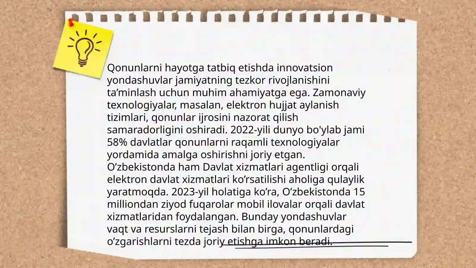 Tashabbuskorlik - qonun ijodkorligi, qonunlarni hayotga tatbiq qilish va huquqiy targ'ibotning muhim omili 4