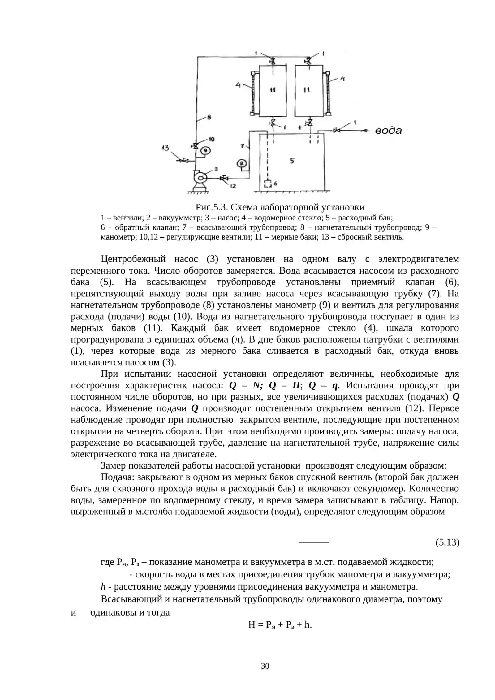 ХАРАКТЕРИСТИКА ЦЕНТРОБЕЖНОГО НАСОСА 4
