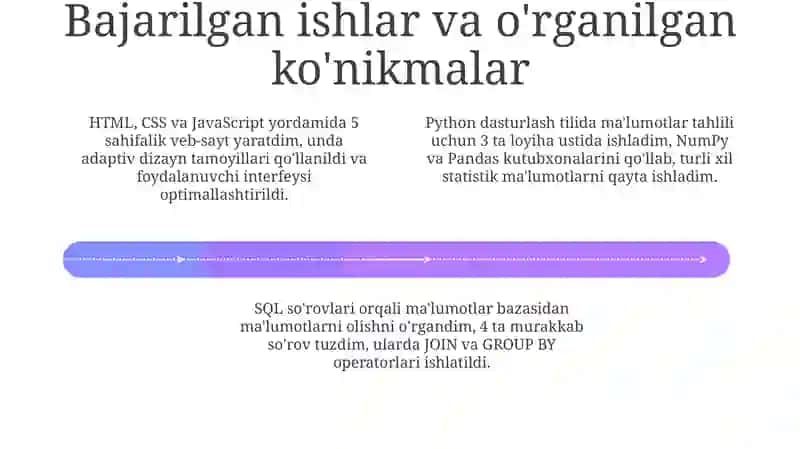 Oʻquv yili davomida amaliyot jarayonida bajarilgan ishlar yuzasidan hisobot 4