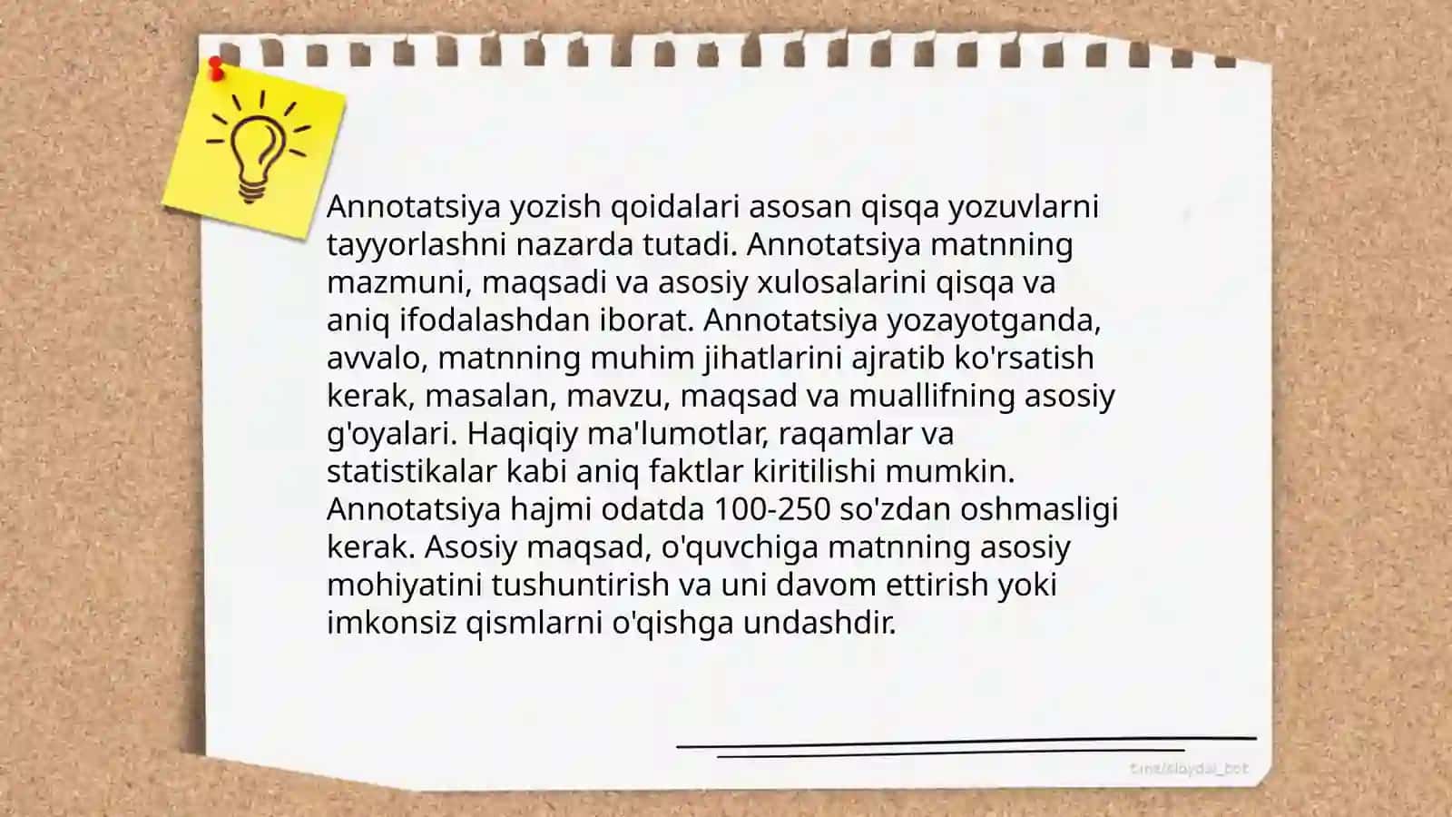 MAQOLADA MUALIFLAR ROʻYXATI, ANNOTATSIYA, KALIT SOʻZLARNI SHAKILLANTRISH 4