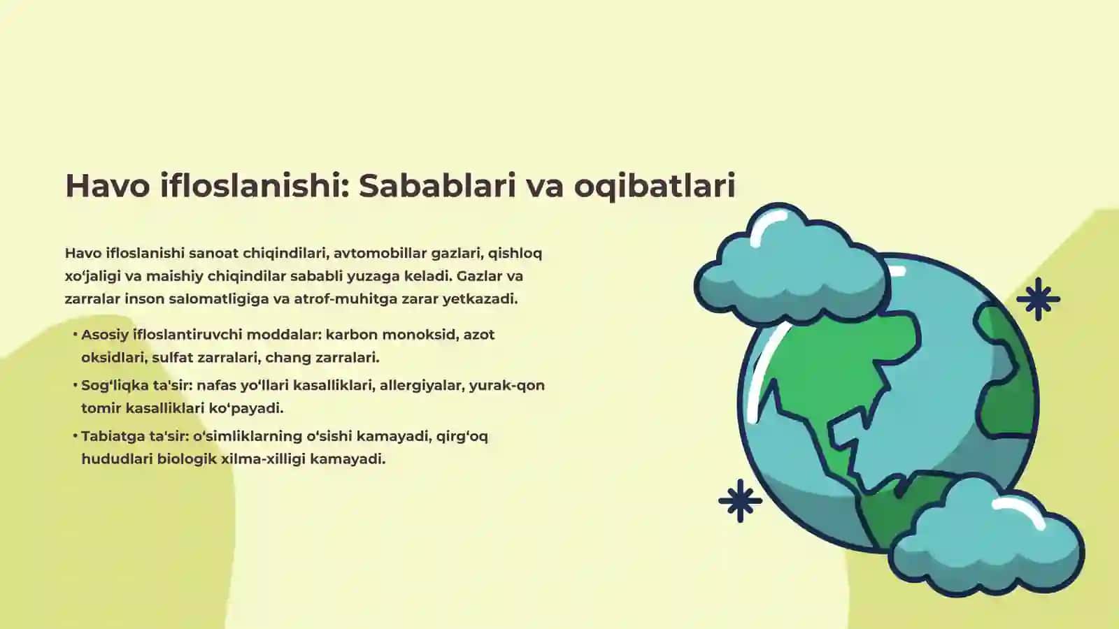 Ekologiya: Sayyoramiz Kelajagi 4