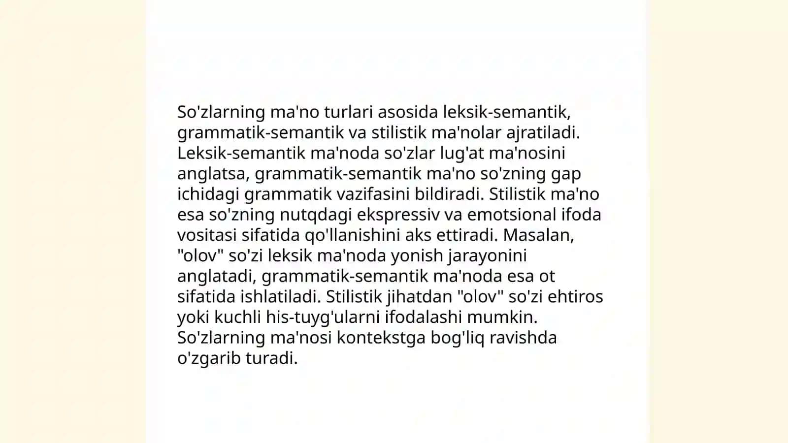 Soʻzlarning shakl va ma'no munosabatiga koʻra turlari 4