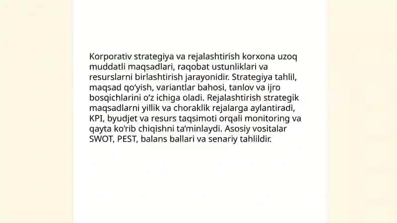 Korporativistika 4