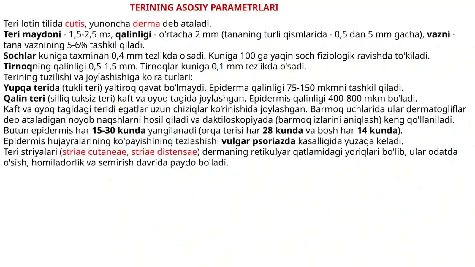 TERI ANATOMIYASI 4