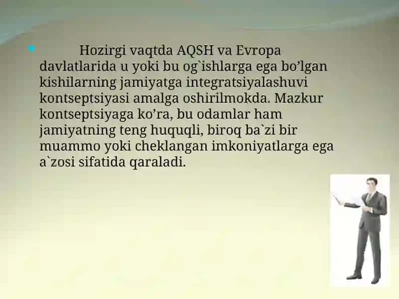 Ijtimoiy pedagogikada me'yordan chekinish 4