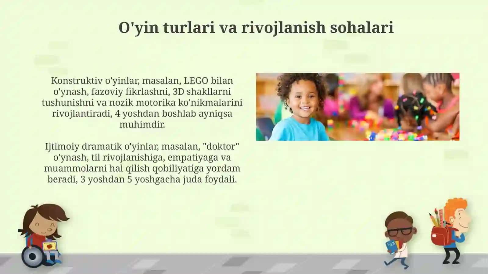 Maktabgacha taʼlimda oʻyin orqalibolalarnirivojlantirish 4