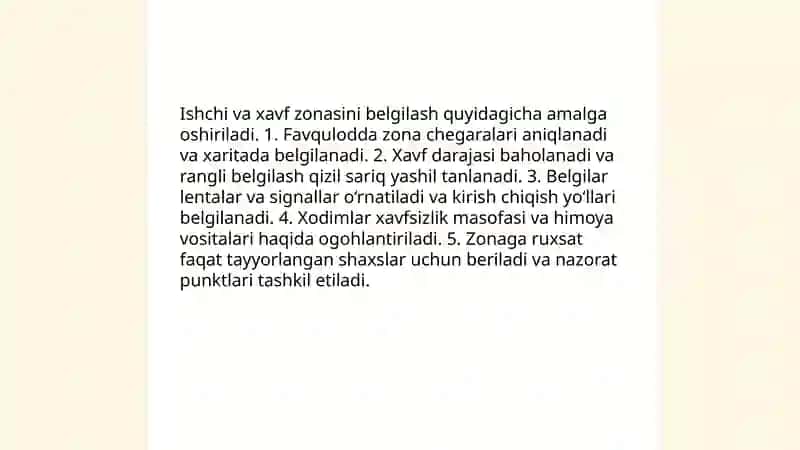 Favqulodda vaziyat sodir bo’lgan hydudda harakatlanish tartibi 4