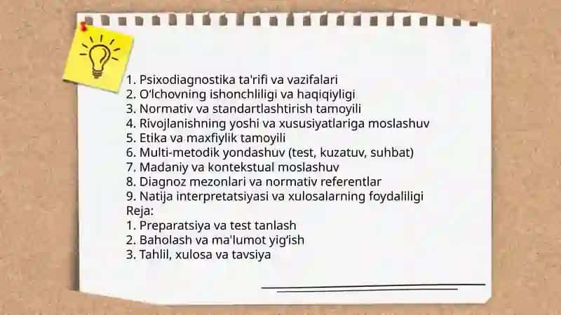 Bolalar psixologiyasi va psixodiagnostika fanining asosiy tamoyillari va tushunchalari 4