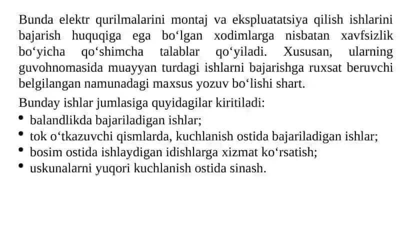 Himoyalash qurilmalari ekspluatatsiyasi 4