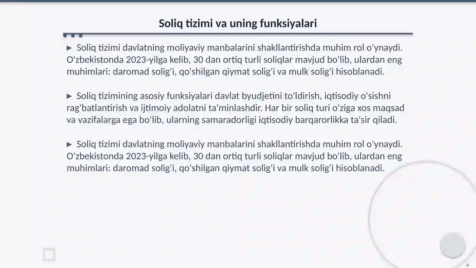 Davlat Byudjeti va Davlat Qarzi 4