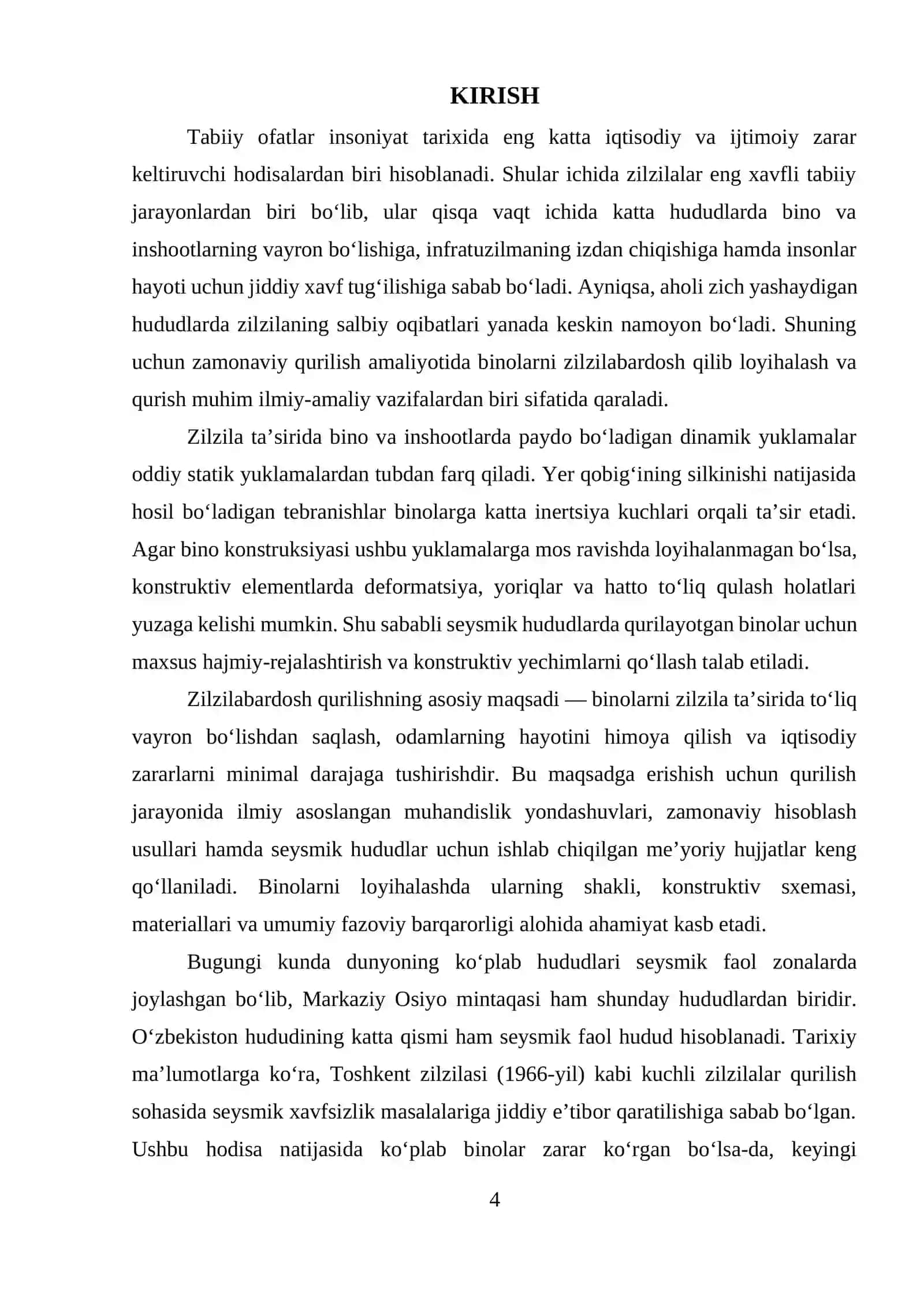 ZILZILA HUDUDLARIDA HAJMIY-REJALASHTIRISH VA KONSTRUKTIV YECHIMLAR XUSUSIYATLARI 4