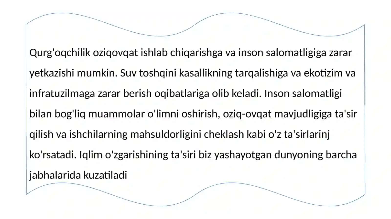 Iqlim o’zgarishi va atrof-muxit 4