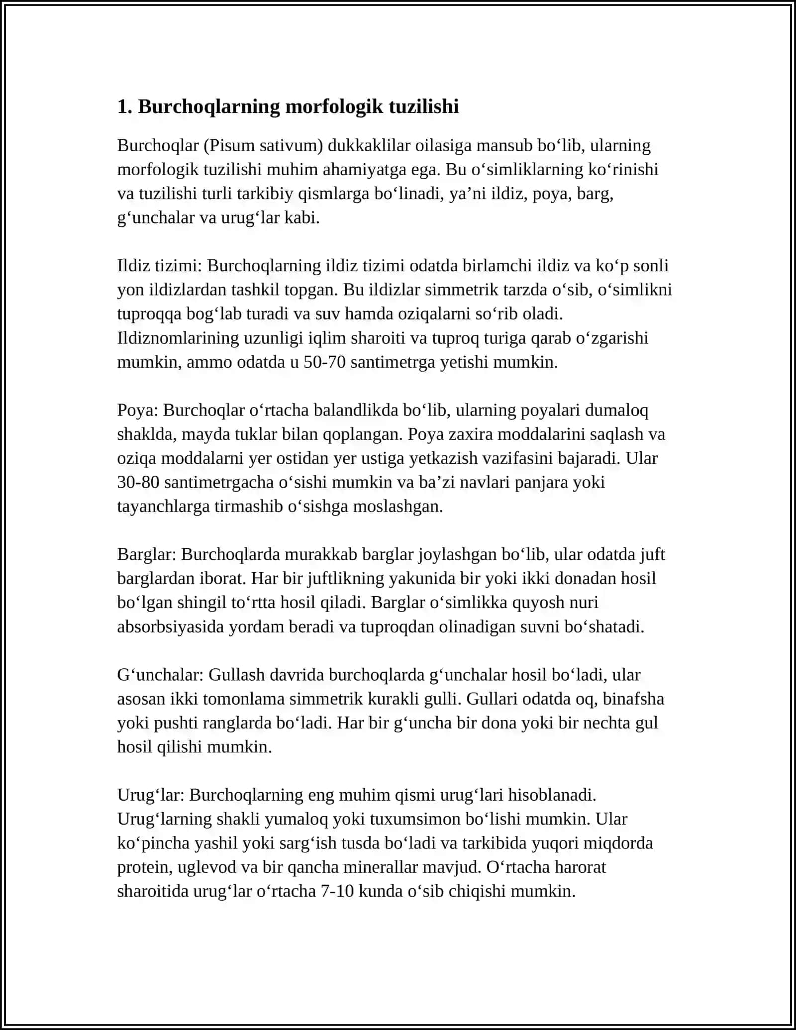BURCHOQ MORFOLOGIYASI VA BIOLOGIYASI 4