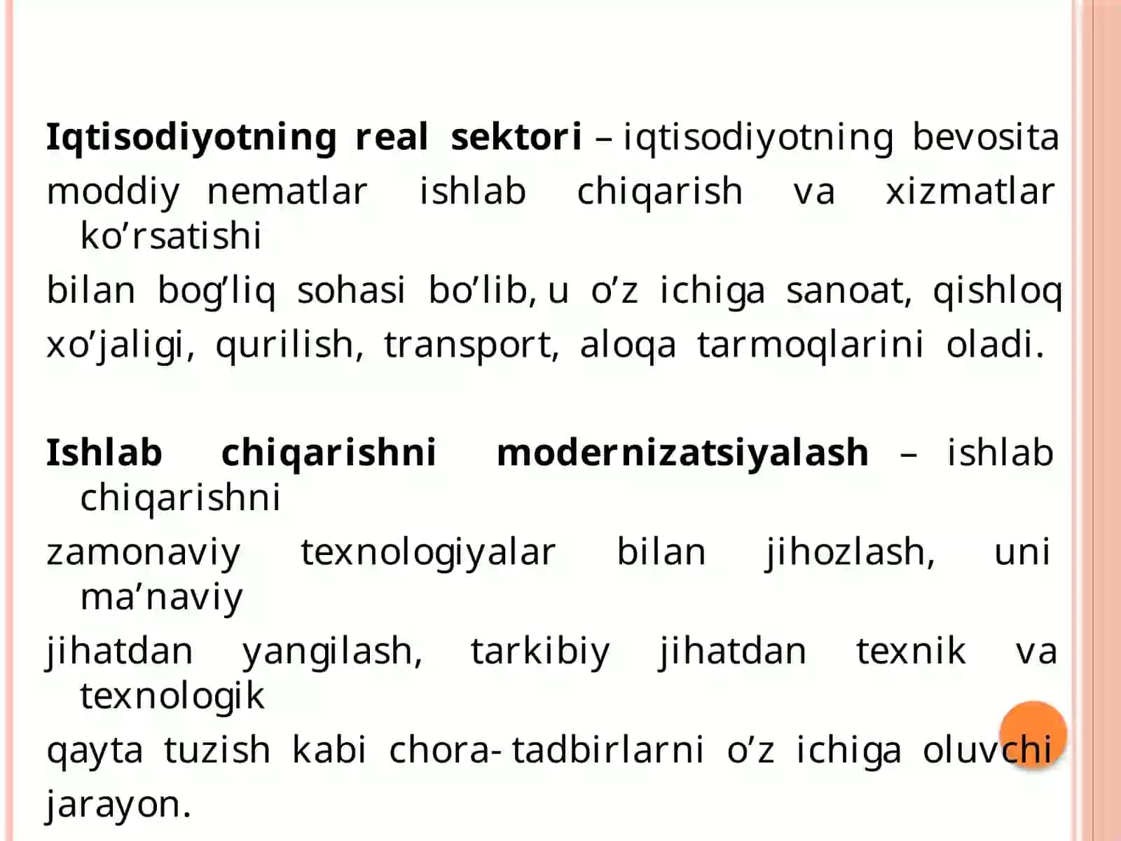 Korxona – mustaqil xo’jalik yurituvchi bozor subyekti 4