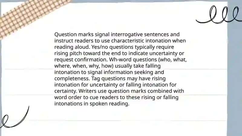 Sentence endings (reading) 4