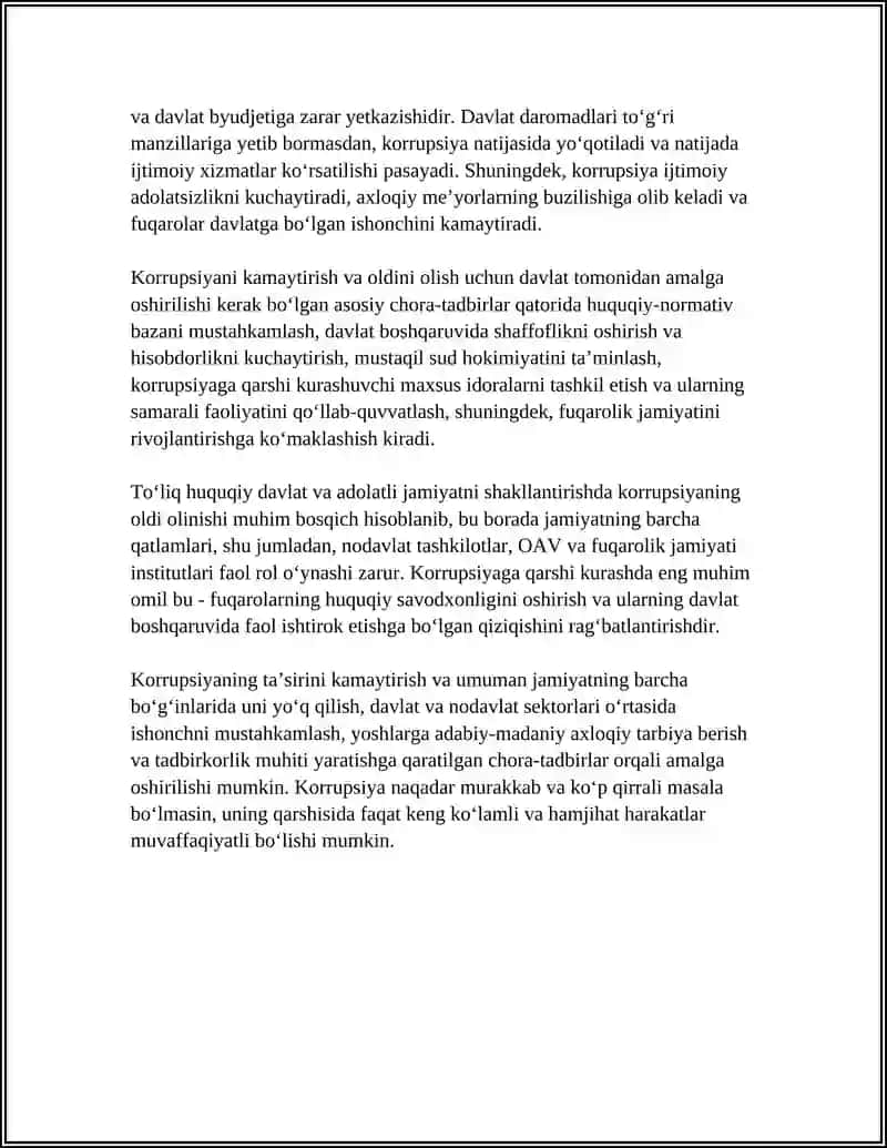 KORRUPSIYANING MOHIYATI VA OQIBATLARI 4