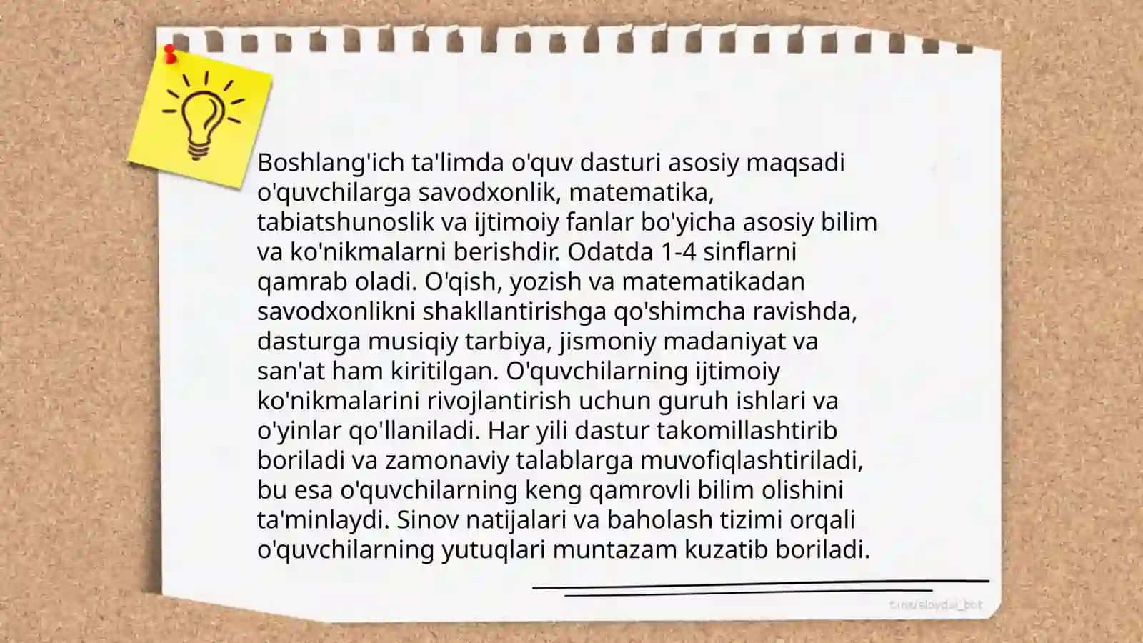 Boshlang'ich ta'lim mazmuni va mohiyati 4
