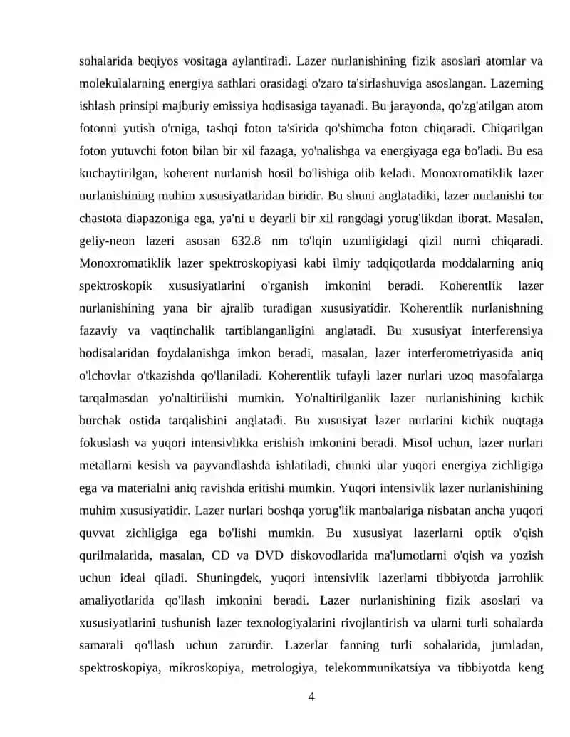Lazer yordamida tadqiq qilish va diagnostika metodlari 4