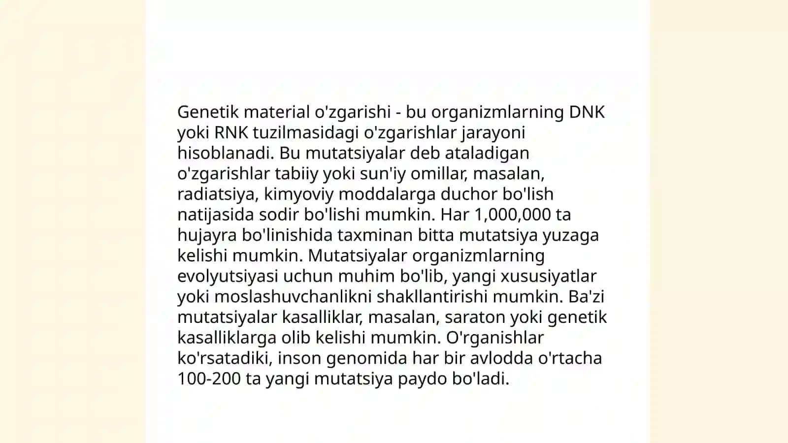 Irsiy kasalliklar xromasoma kasalliklarining irsiylanishi 4