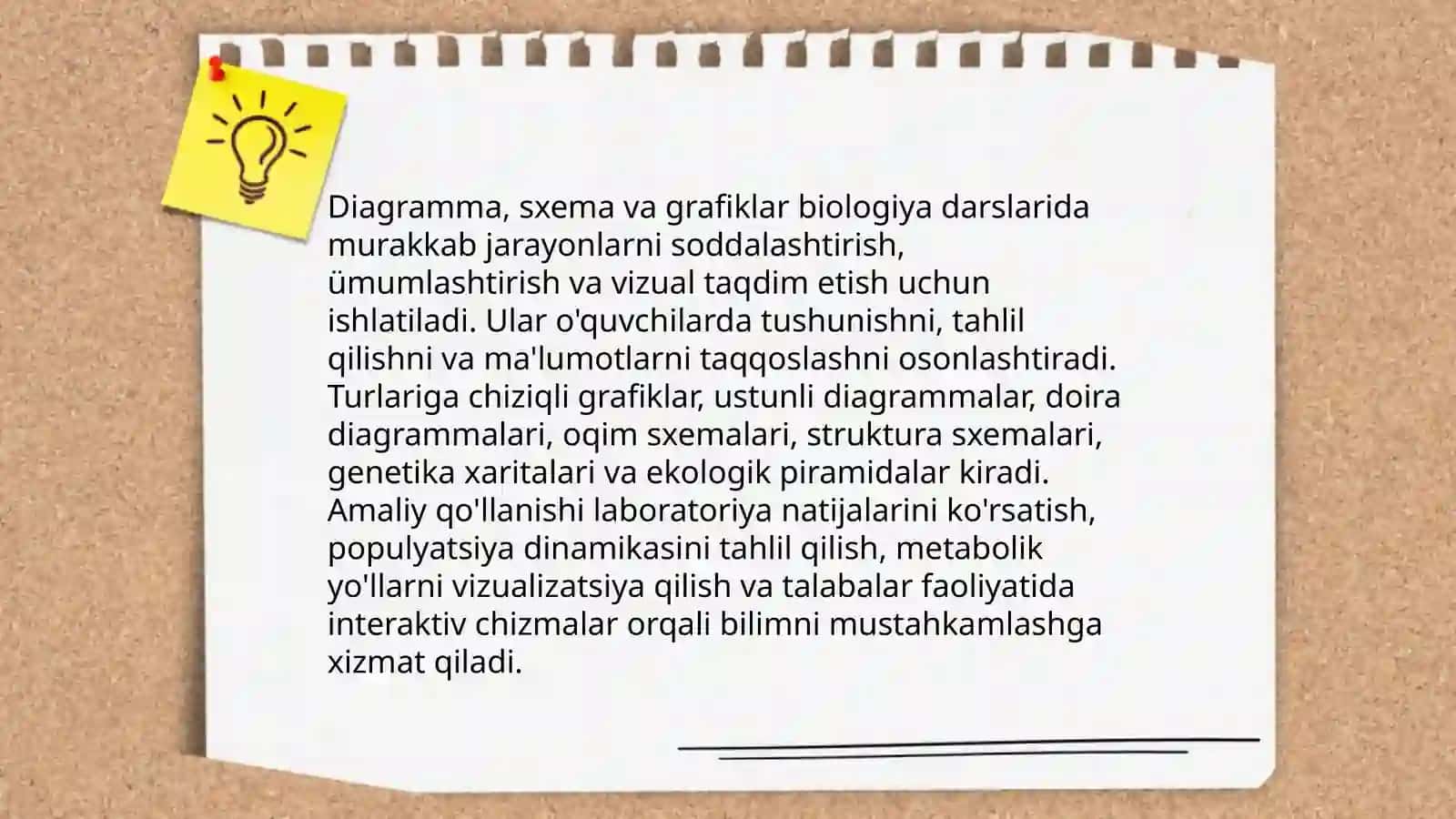 Biologiyani o'qitishda foydalaniladigan ko'rgazmali, amaliy metodlar va ular tarkibiga metodlar hamda ularning turlari 4
