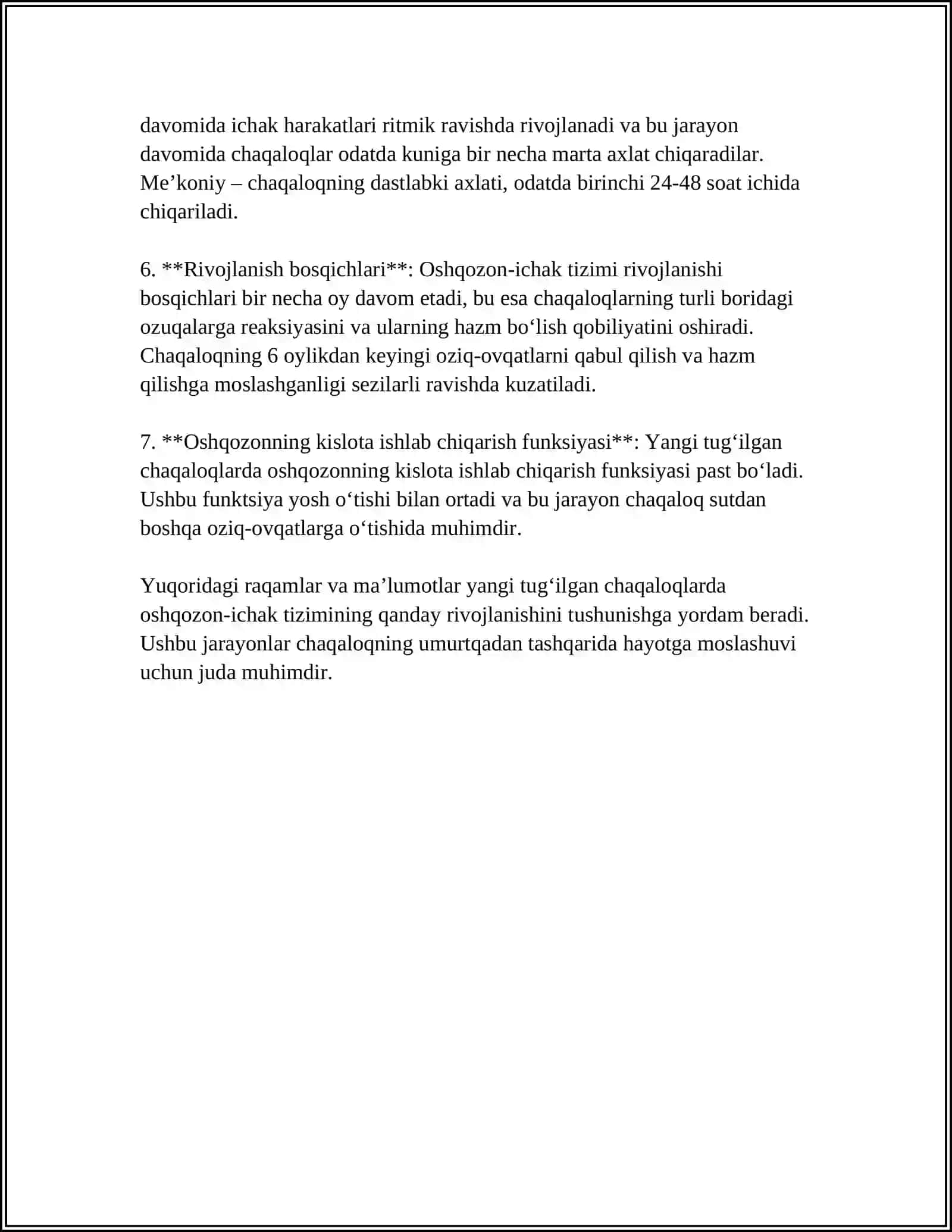 OVQAT HAZM QILISHNING YOSH XUSUSIYATLARI 4