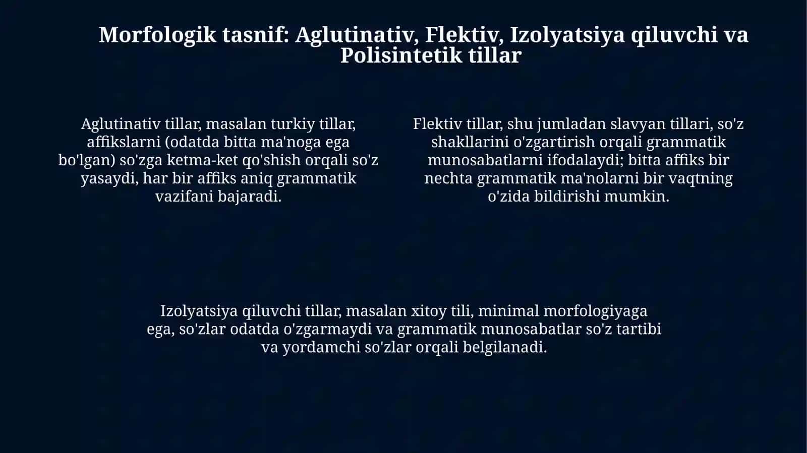 Til Tipologiyasi 4