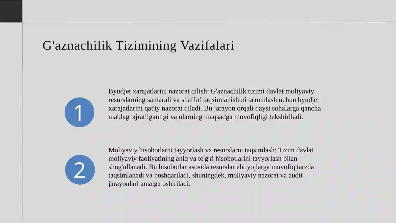G'aznachiliktizimidabyudjettashkilotlarixarajatlarito'lovtiziminitakomillashtirish 4
