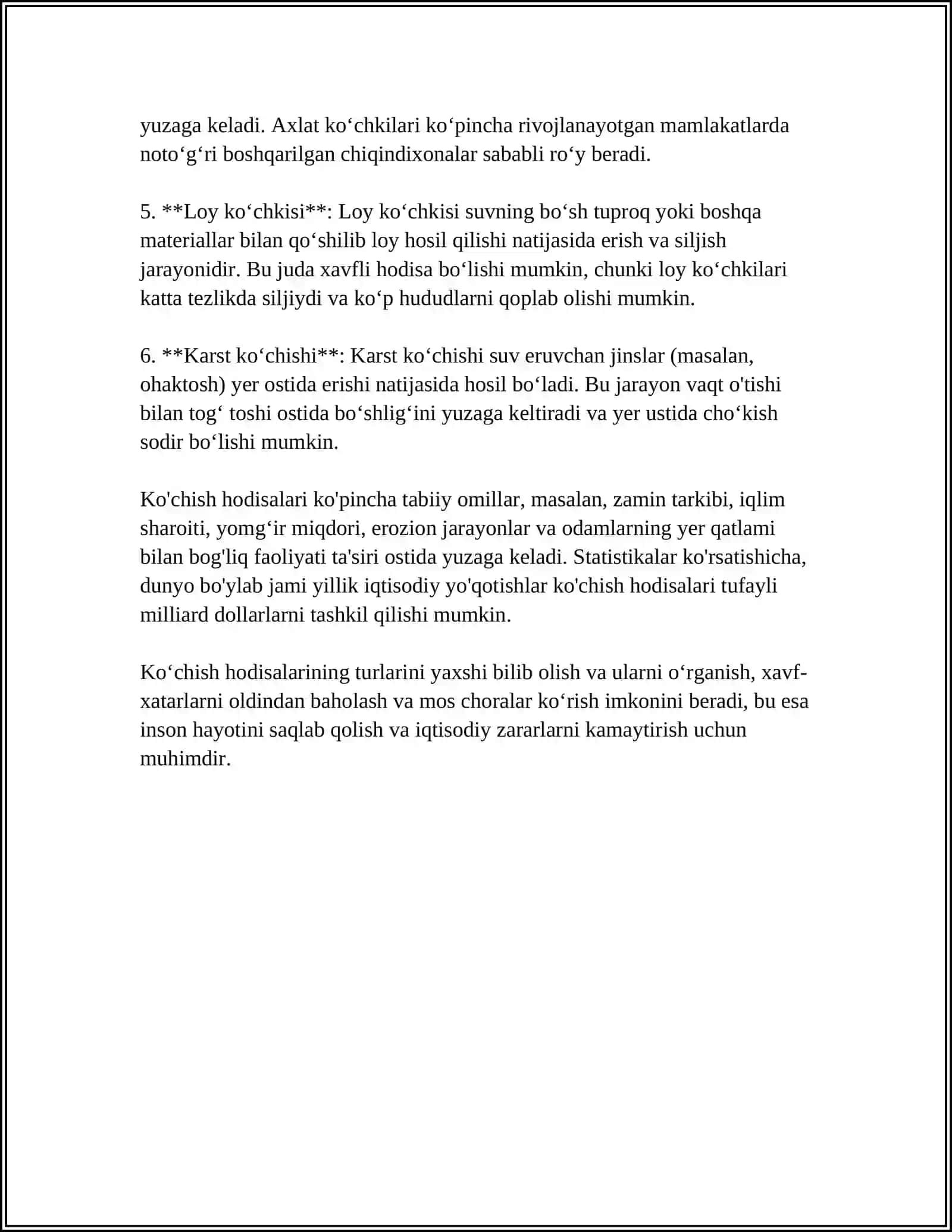 KOʻCHISH HODISALARI.FIZIKAVIY KINETIKA HAQIDA TUSHUNCHA.RELAKSATSIYA VAQTI.SOCHILISHNING EFFEKTIV KESIMI.DIFFUZIYA VA ISSIQLIK OʻTQAZUVCHANLIK.DIFFUZIYA KOEFFITSIYENTI 4