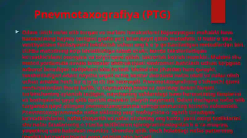 NAFAS OLISH SISTEMASI KASALLIKLARINI O’RGANISHNING ZAMONAVIY USULLLARI 4