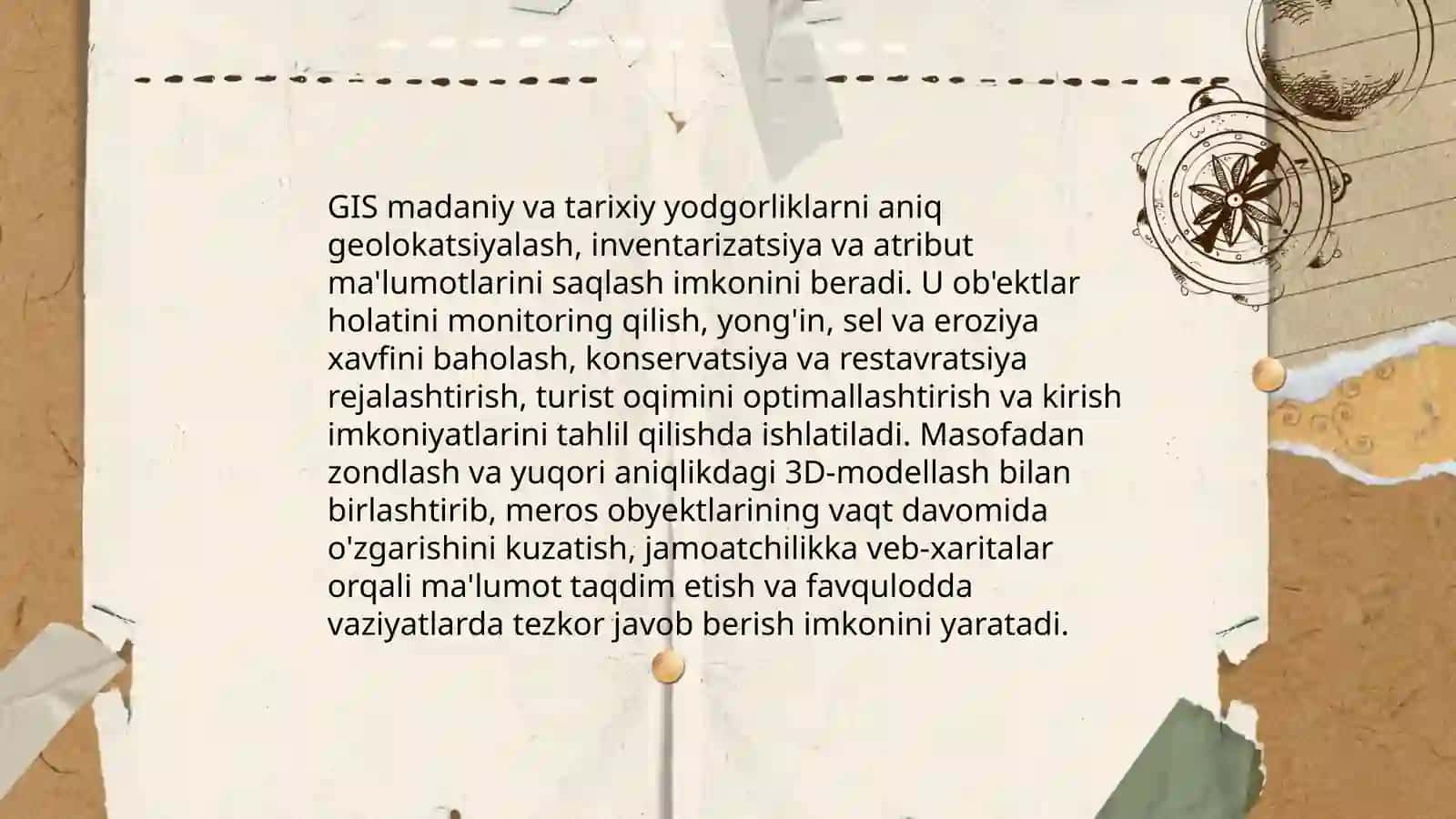 GIS texnologiyalarining turizmda ahamiyati 4