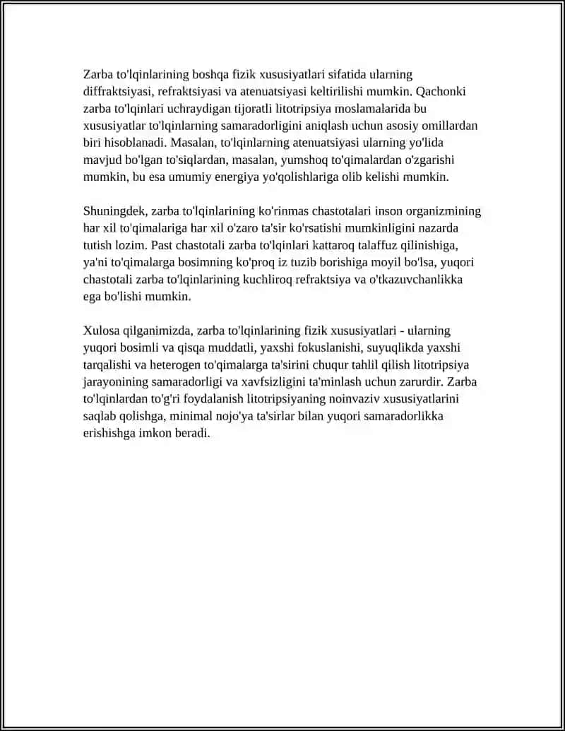 Litotripsiyaning fizikaviy asoslari 4