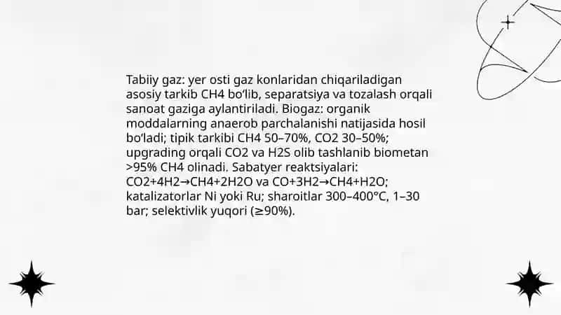 Metan, Etilen, Asetilenning olinishi 4