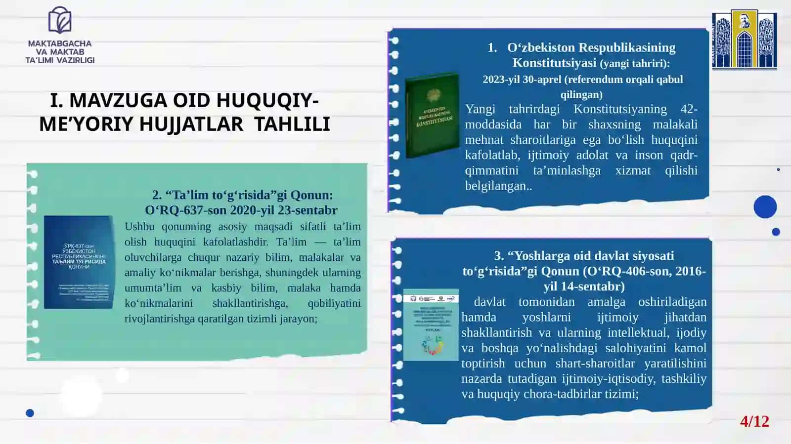 O‘QUVCHILARNI JAMOAT ISHLARIGA JALB QILISH ORQALI O‘QISHGA QIZIQISHLARINI OSHIRISH 4