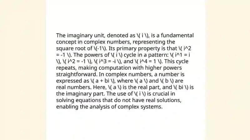 Complex numbers 4