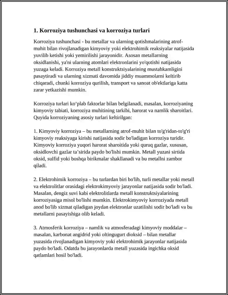 METALLARNING KORROZIYALANISHI VA ULARNI KORROZIYALANISHDAN SAQLASH USULLARI 4