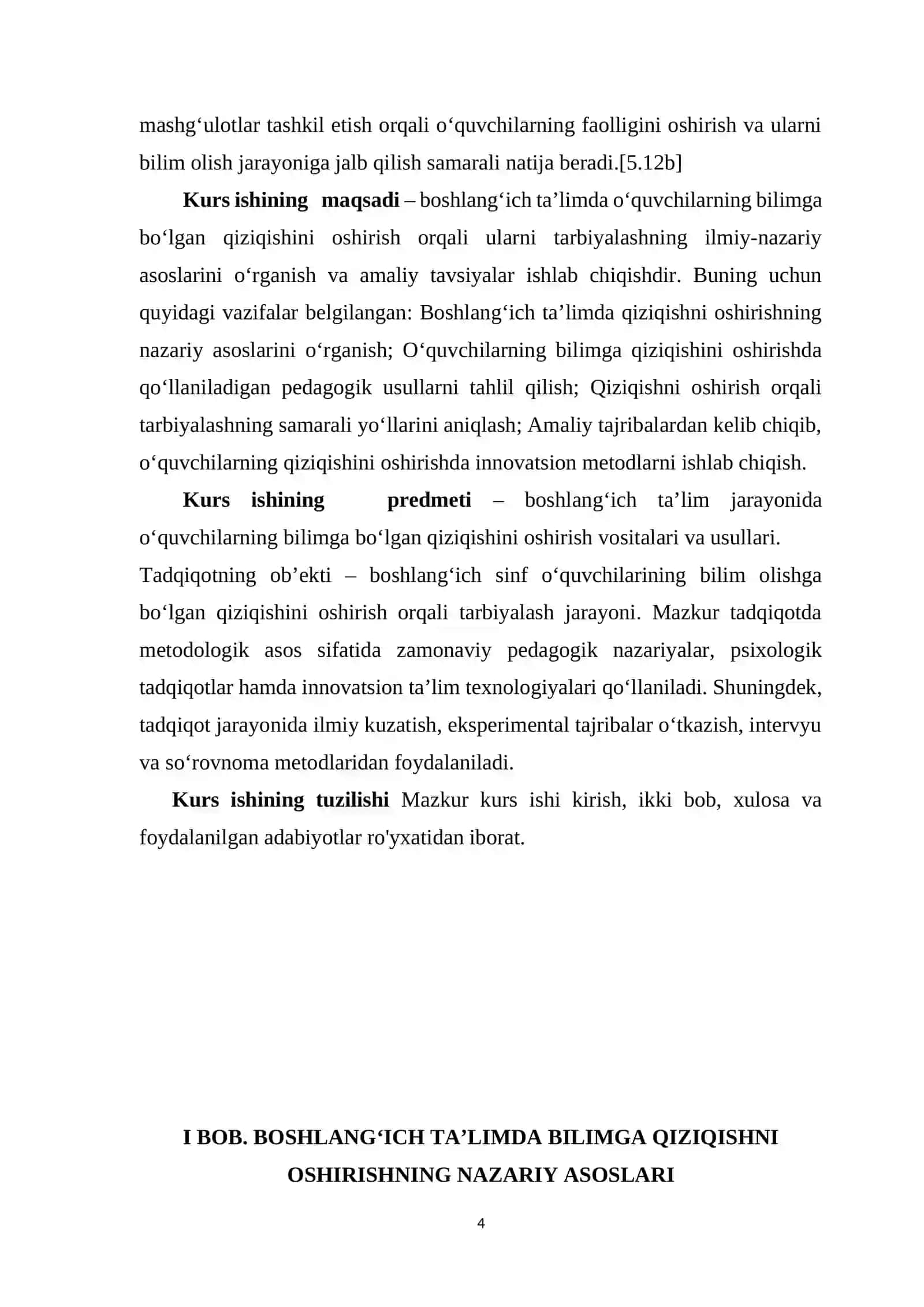 BOSHLANGʻICH TA’LIMDA OʻQUVCHILARNI BILIMGA BOʻLGAN QIZIQISHINI OSHIRISH ORQALI TARBIYALASH 4