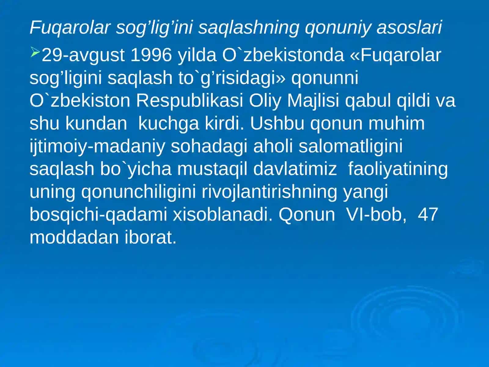 Sog’liqni saqlash tizimida birlamchi tibbiy sanitariya yordamni tashkil etish 4