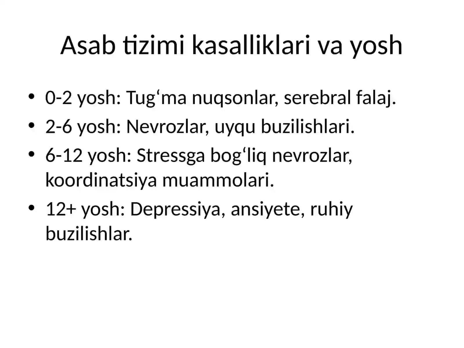 Markaziy asab va sezgi tizimining anatomik-fiziologik xususiyatlari 4