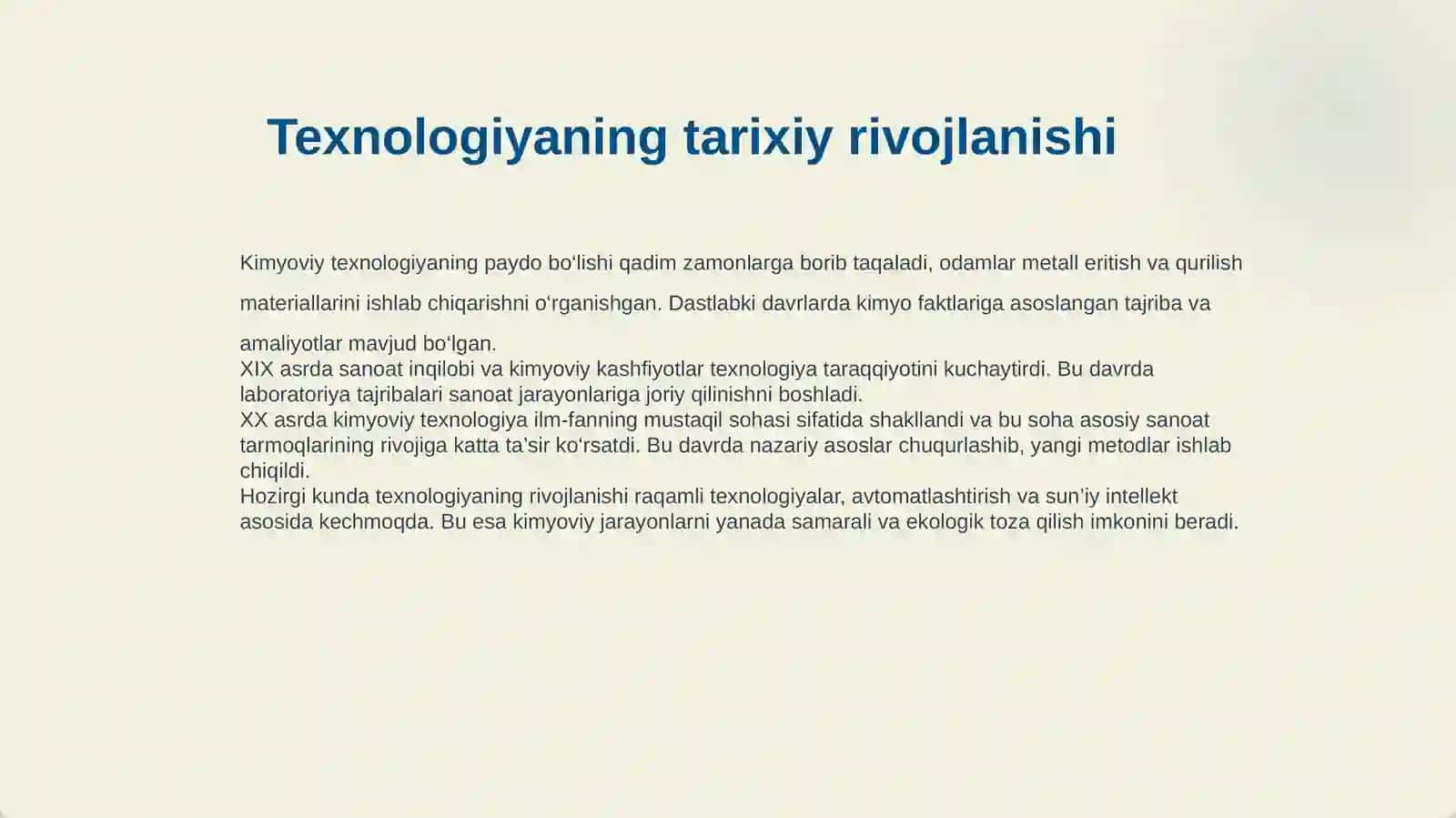KIMYOVIY TEXNALOGIYANING NAZARIY ASOSLARI 4