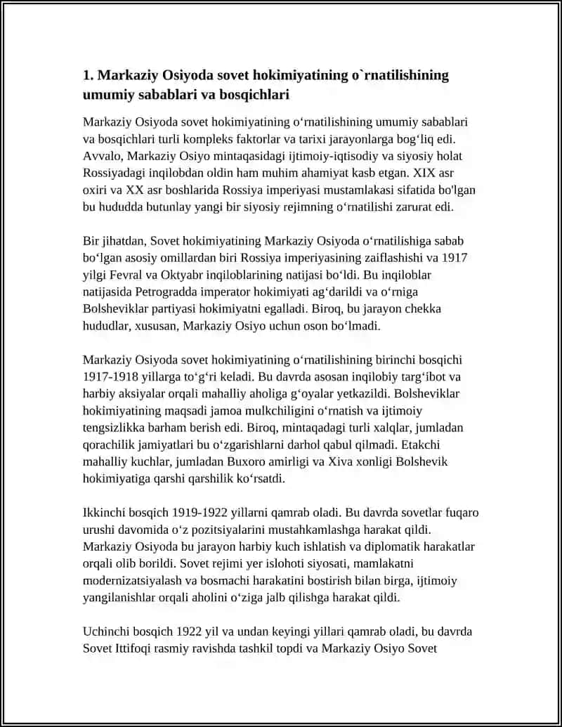 MARKAZIY OSIYODA SOVET HOKIMIYATINING O`RNATILISHI 4