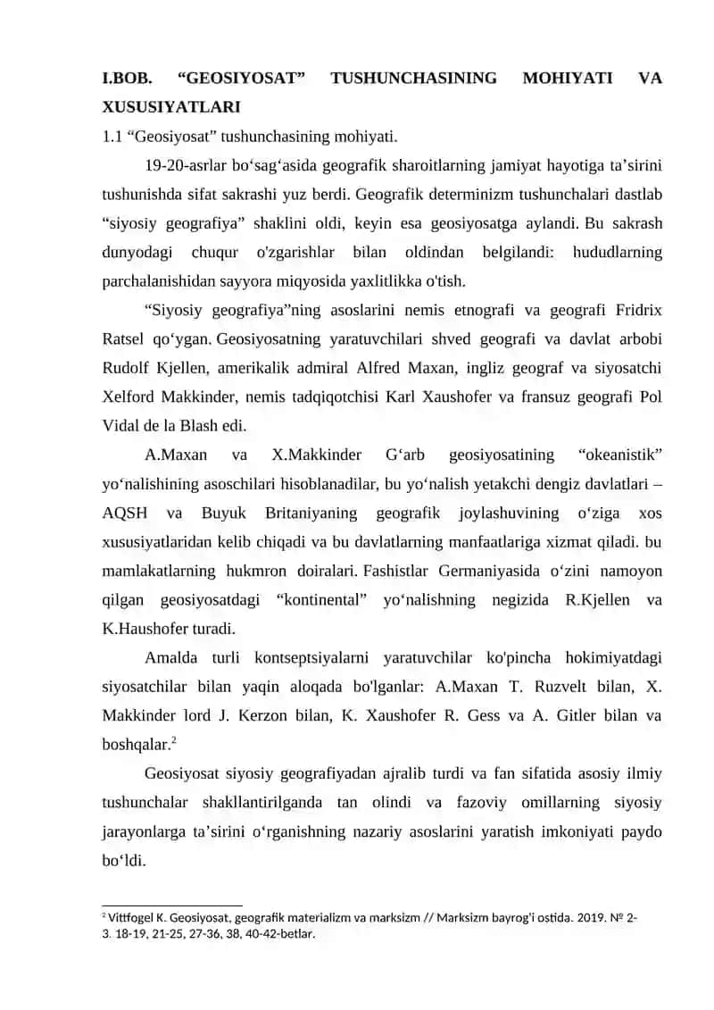 GEOSIYOSIY HOLATNING MILLIY MANFAATLAR SHAKLLANISHIGA TA‘SIRI 4