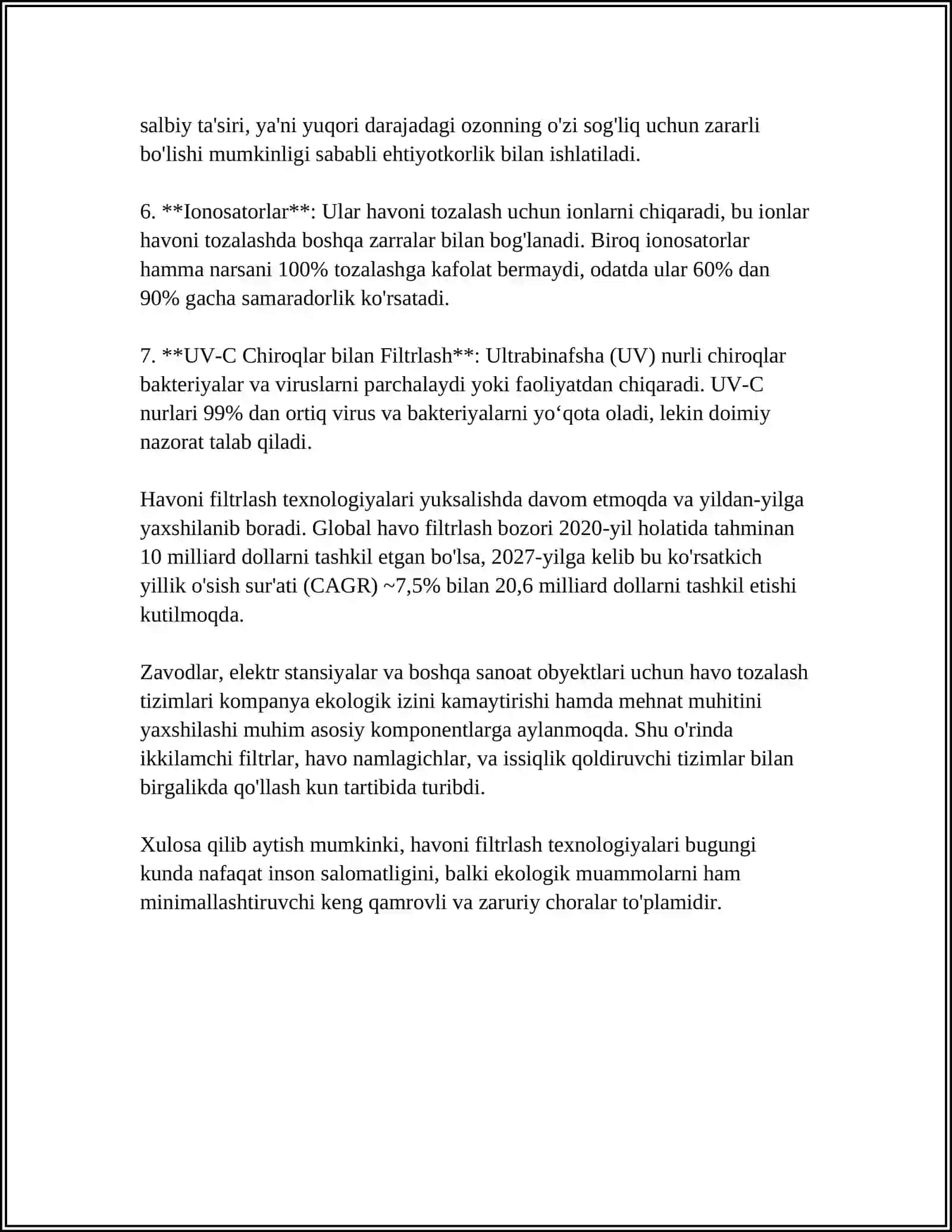 GAZLARNI QURITISH VA TOZALAH 4