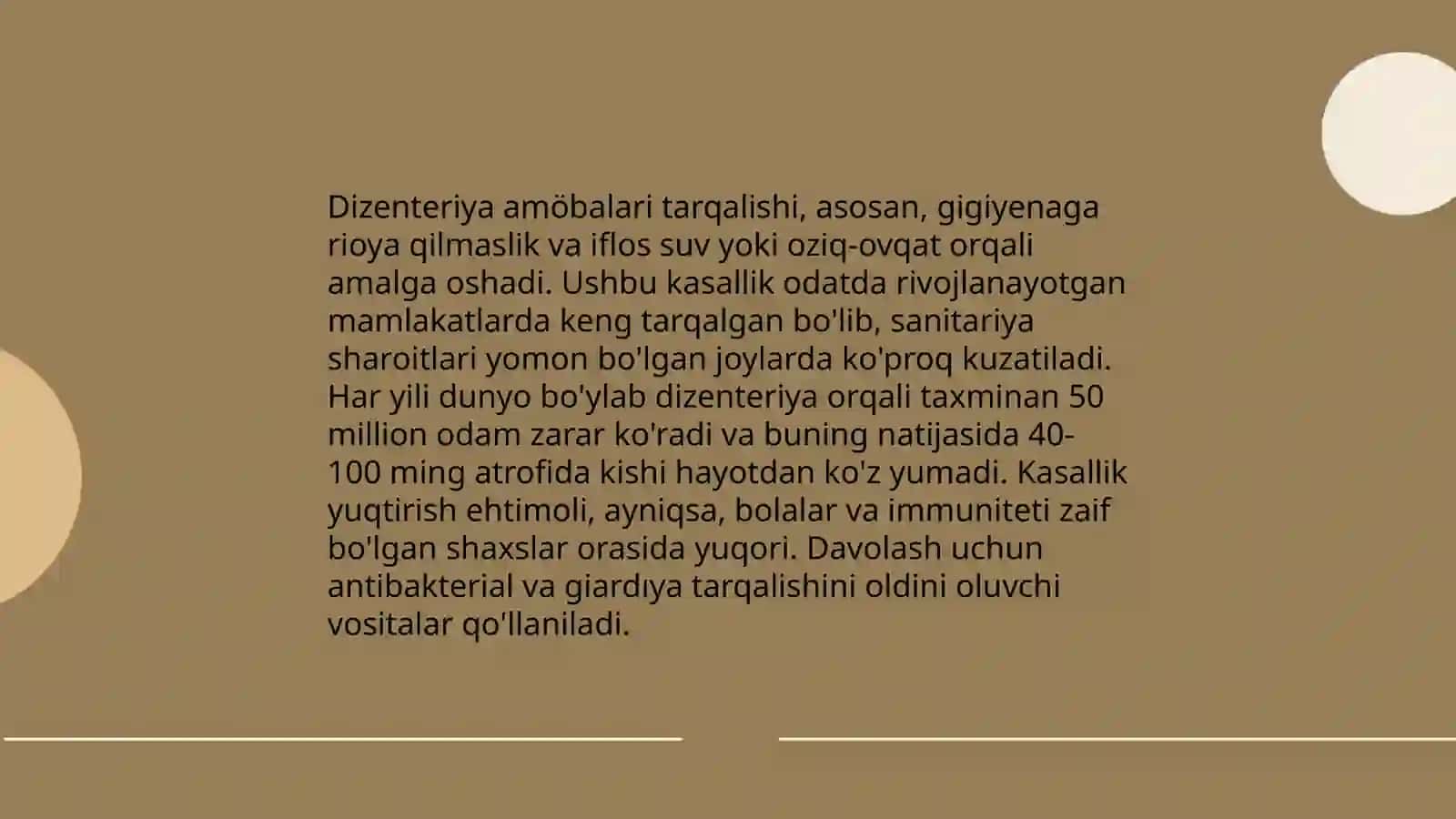 Ichak parazitlari. Dizenteriya amyobasi 4